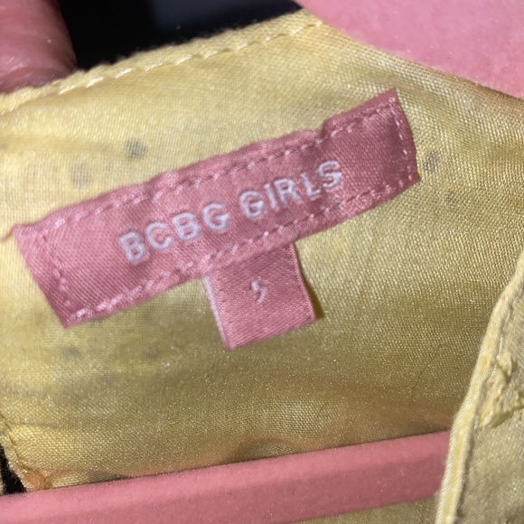 BCBG Girls 5 yellow dress - Picture 3 of 3